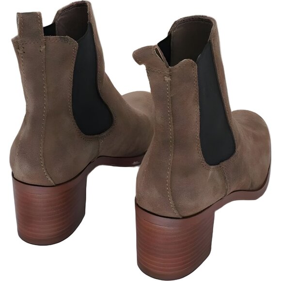 Steve Madden Rhiannon Women's Suede Chelsea Boot Brown Size 8 - Picture 3 of 6